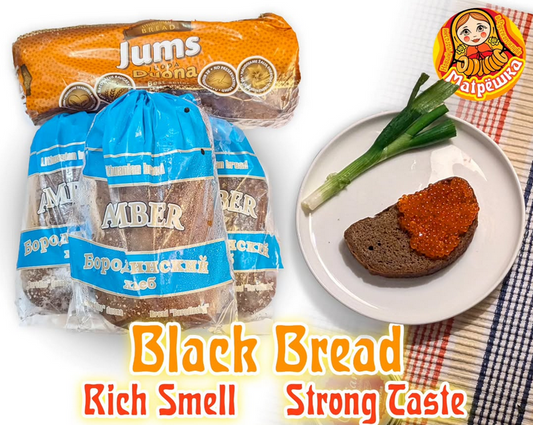 Black Bready Goodness: Rich Smell, Strong Taste.