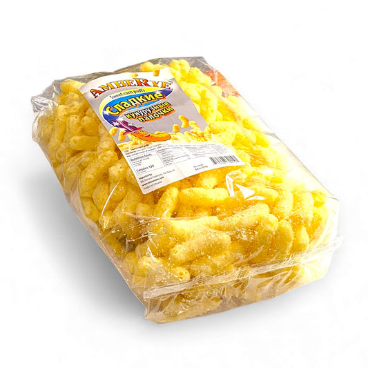 Crunchy Sweet Corn Puffs 'AmberRye'