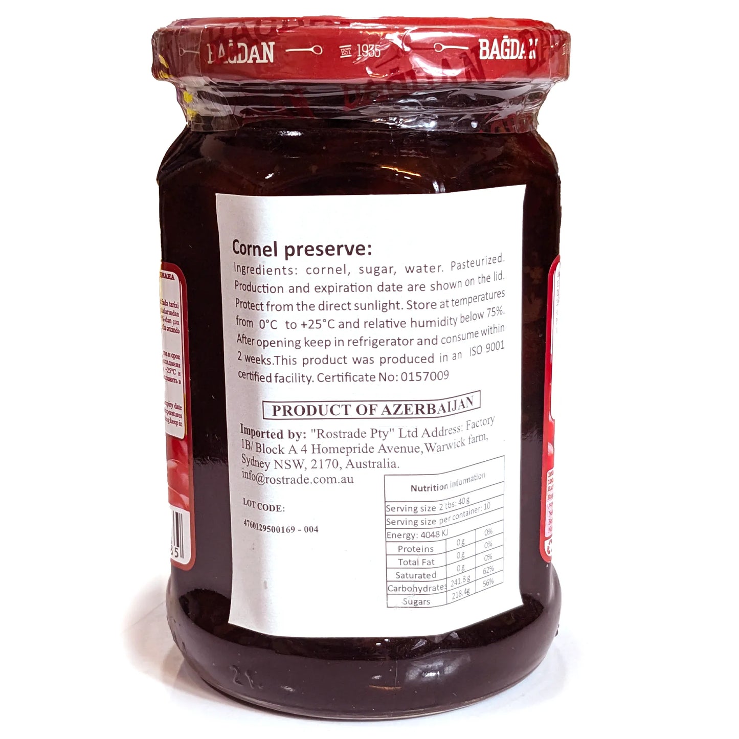 Premium Kizil Jam 'Bagdan'