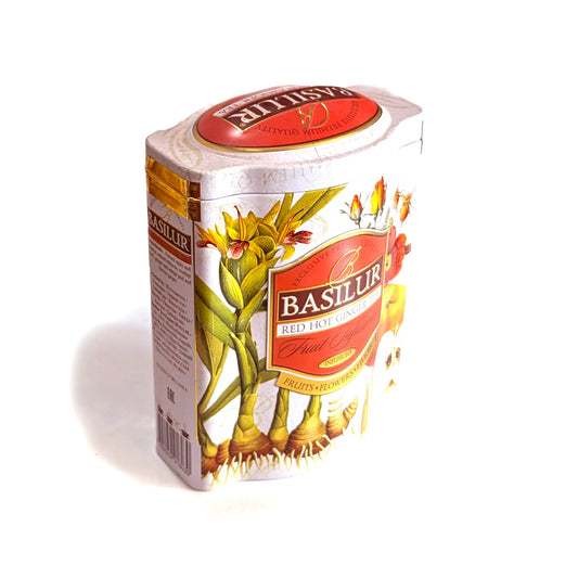 Настой Basilur 'Red Hot Ginger' в банке Deluxe (листовой)