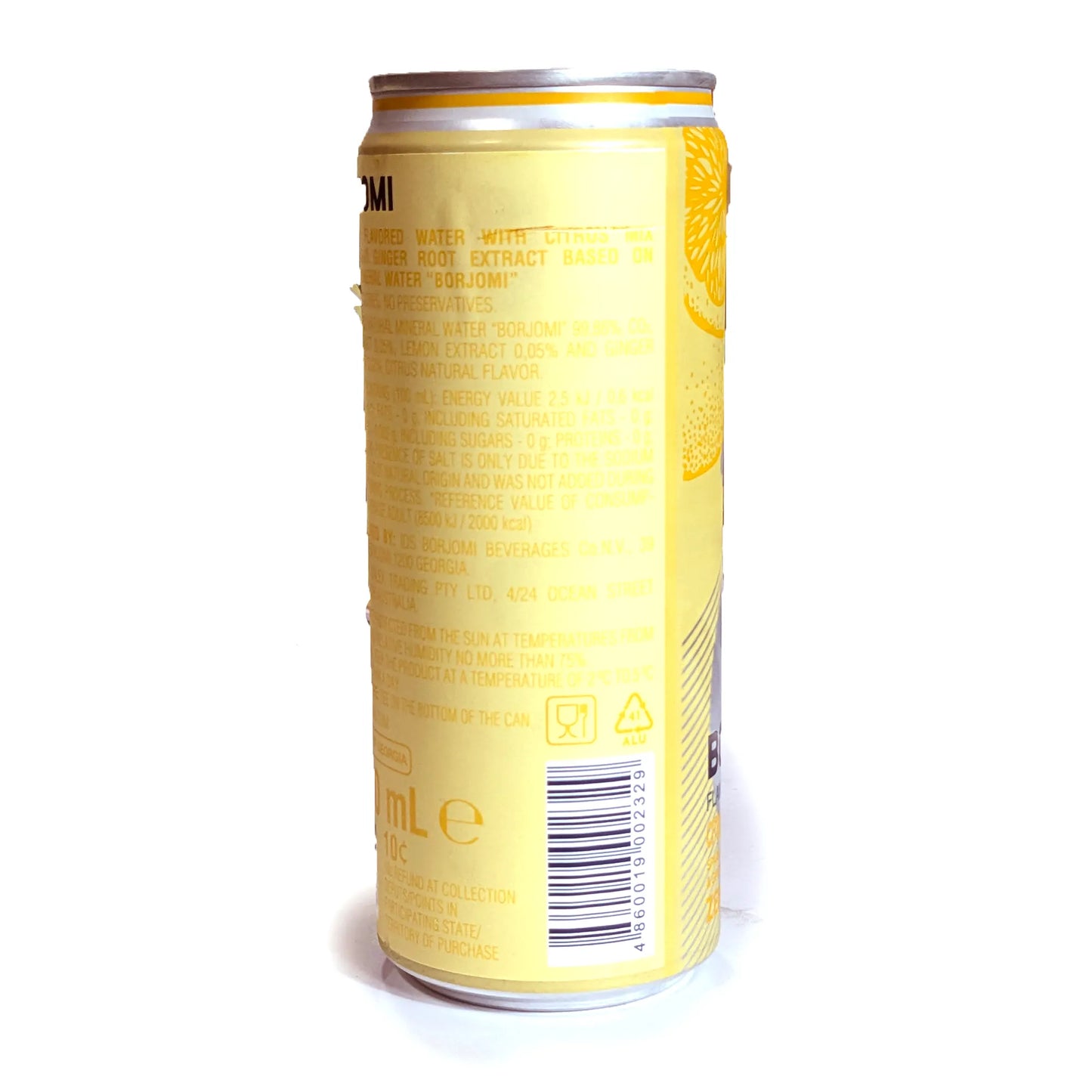 Mineral Water Infusion 'Borjomi' (ginger and citrus) 330ml