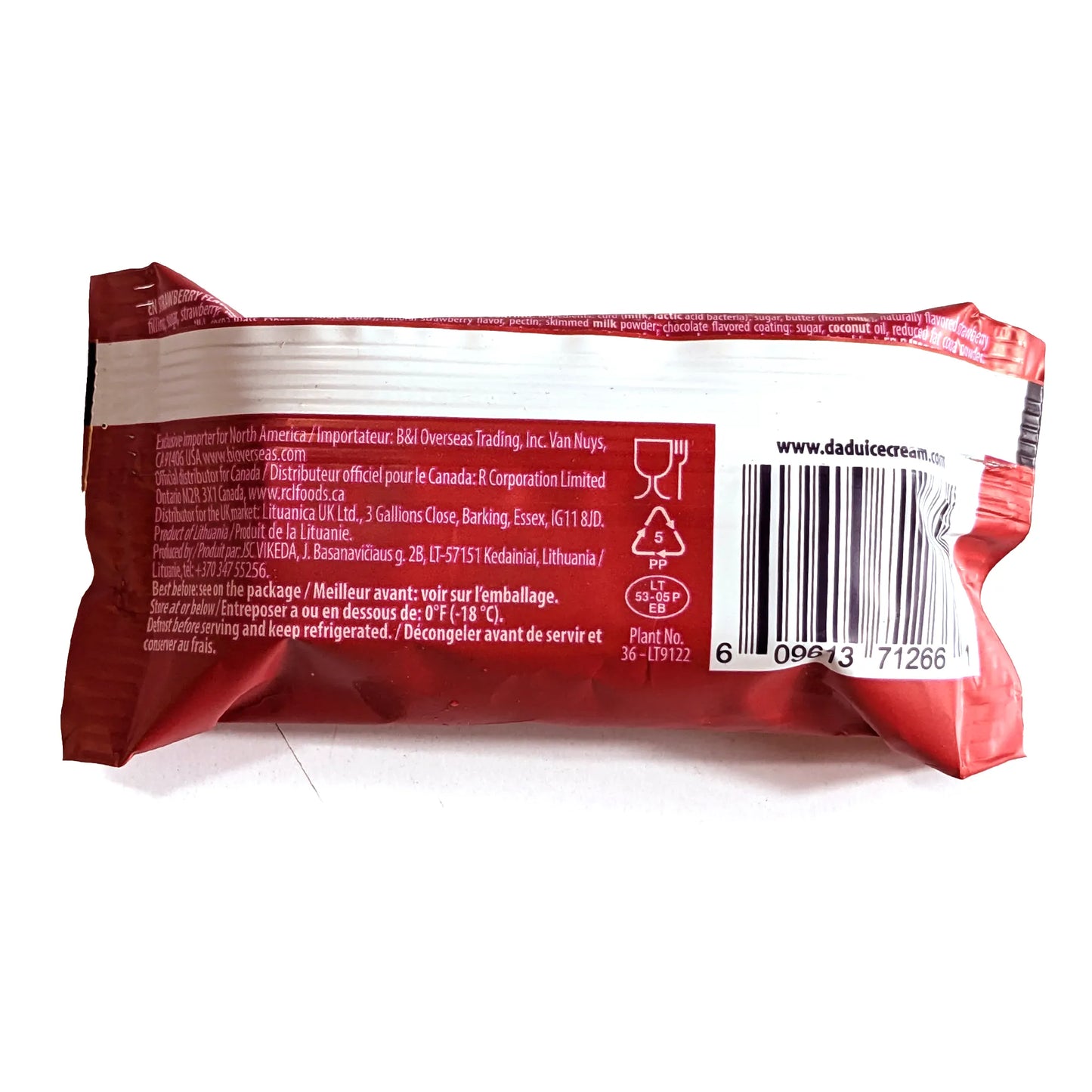 Tasty Ice-Cheesecake 'Dadu' Strawberry