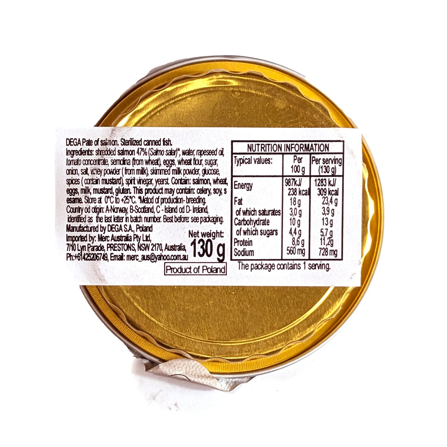 Deluxe Salmon Pate' 'Dega'