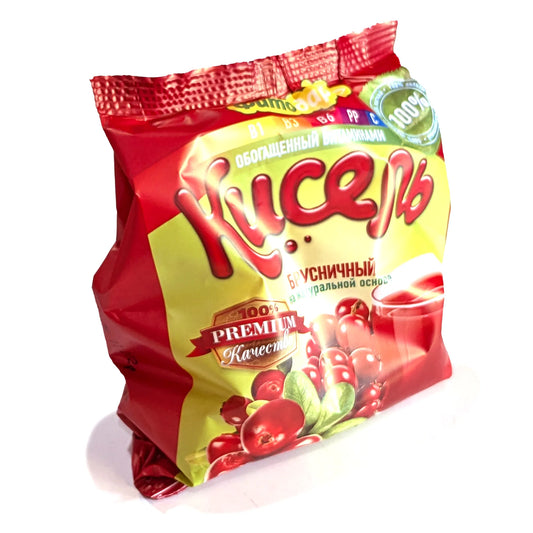 Вкусный, питательный фруктовый порошок «Кисель» (с брусникой)