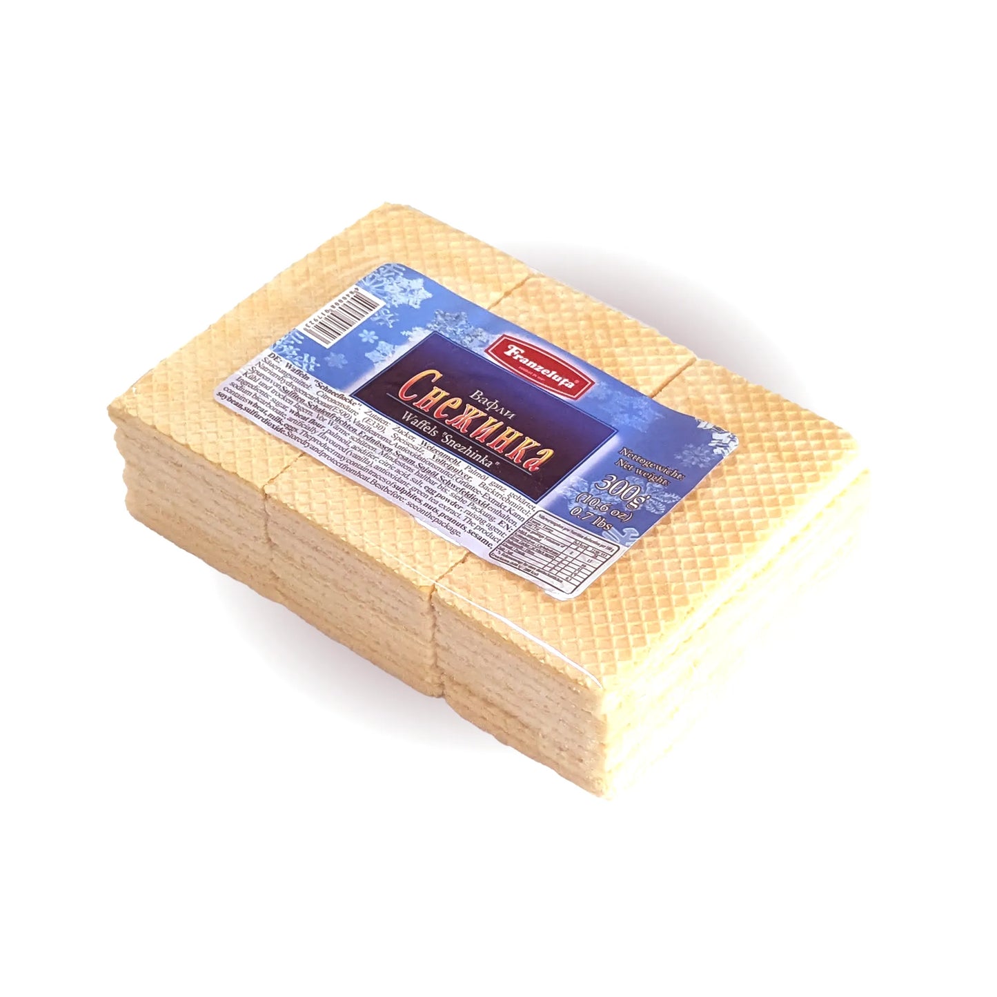 Классические хрустящие вафли «Снежинка»