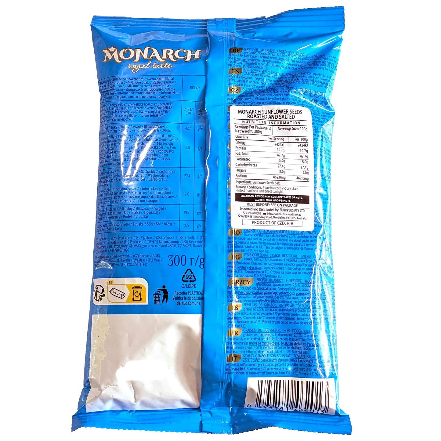 Tasty Semechki (Sunflower Seeds) (with sea salt)