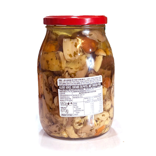 Грибная смесь премиум-класса «Polli 1872» (в масле) 950 г