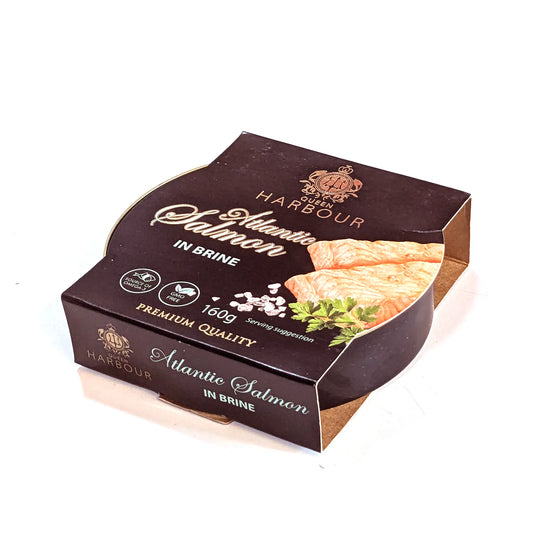 Premium Salmon in Brine 'Queen Harbour' 160g