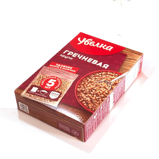 Гречневая крупа «Увелка» высшего сорта (в пакетиках) 400 г