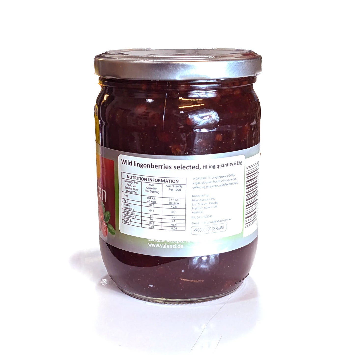 Pure Lingonberry Jam (Extra-Large Jar) 580g