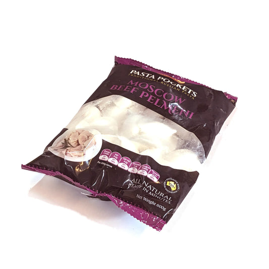 Аутентичные маленькие пельмени с говядиной 600 г