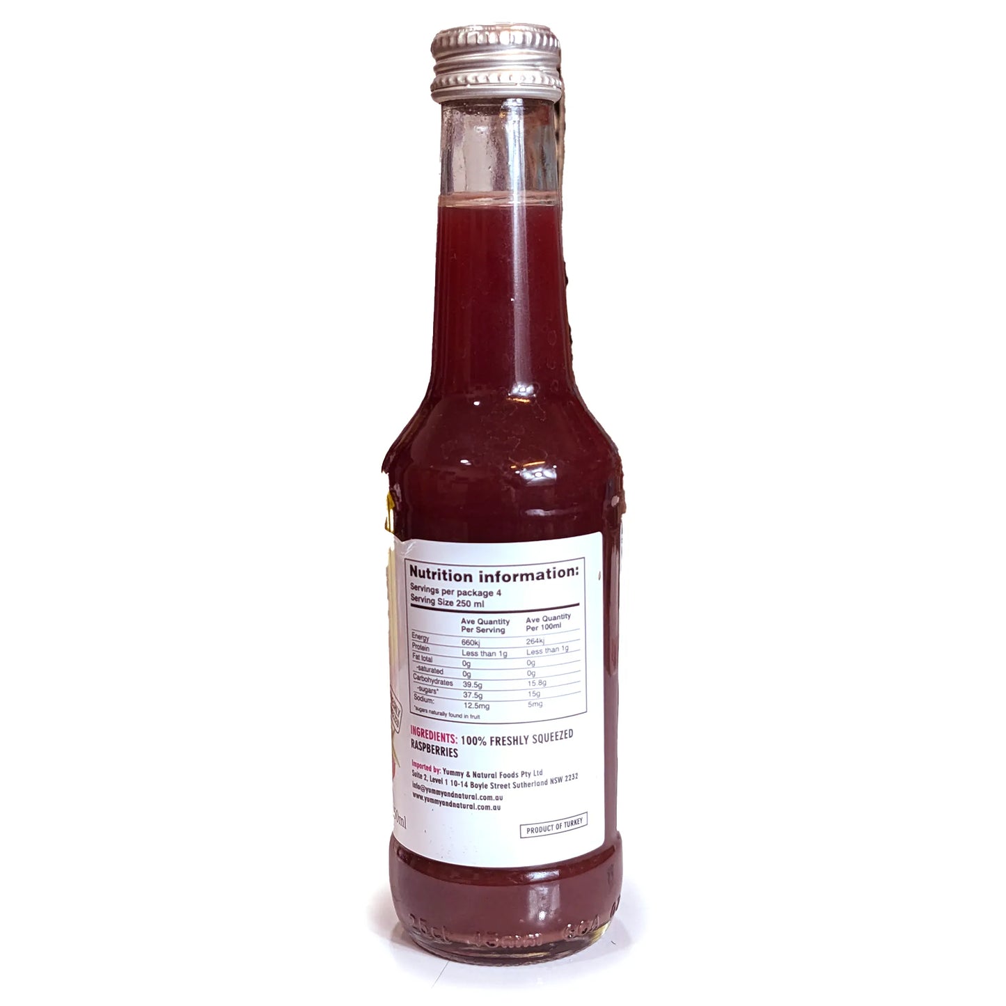Pure Raspberry Juice (NOT from concentrate) 250ml