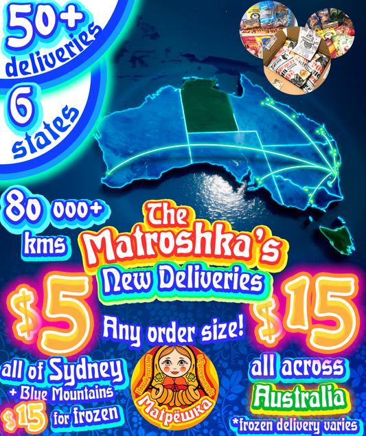 Our best delivery prices yet! $5 MATROSHKA DELIVERY