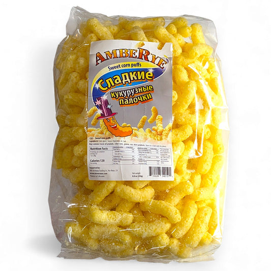 Crunchy Sweet Corn Puffs 'AmberRye'