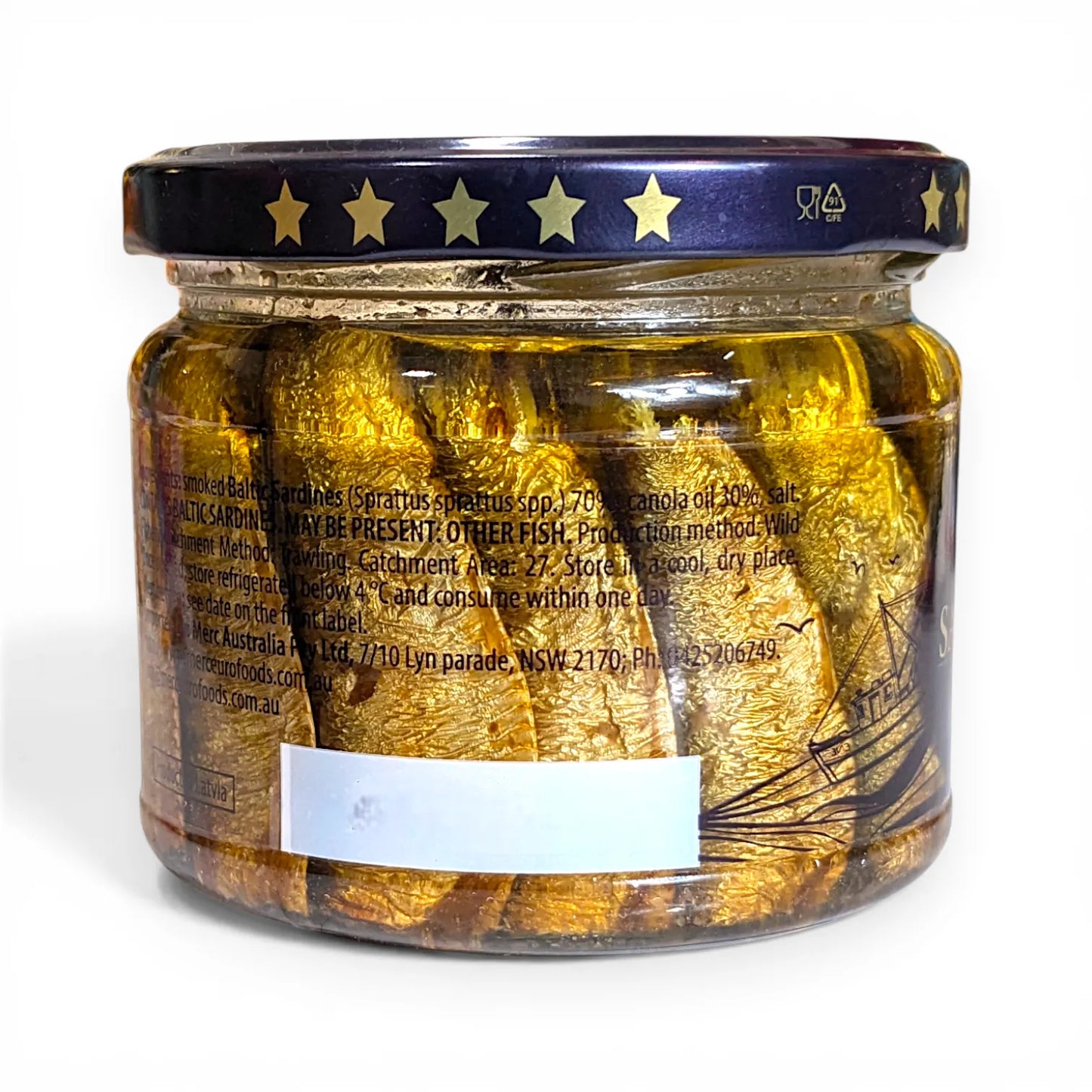 Premium 'Amberfish' Sardines (250g Jar)