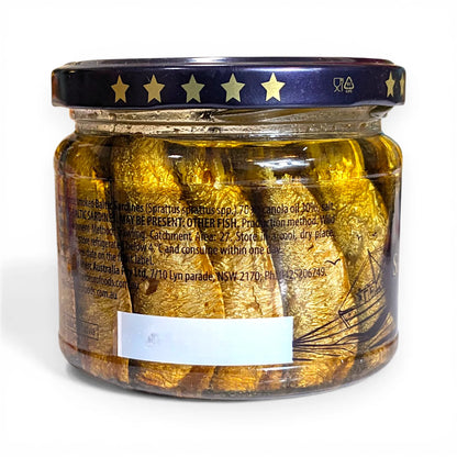 Premium 'Amberfish' Sardines (250g Jar)
