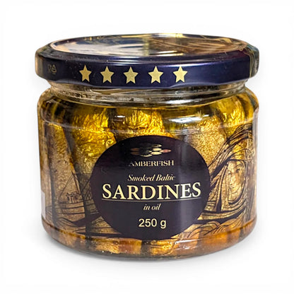 Premium 'Amberfish' Sardines (250g Jar)
