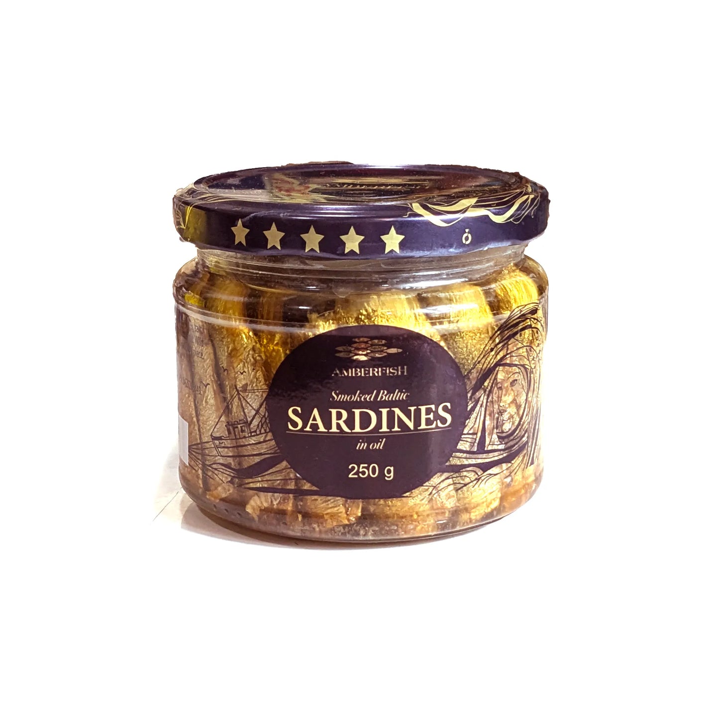 Сардины премиум-класса «Amberfish» (банка 250 г)
