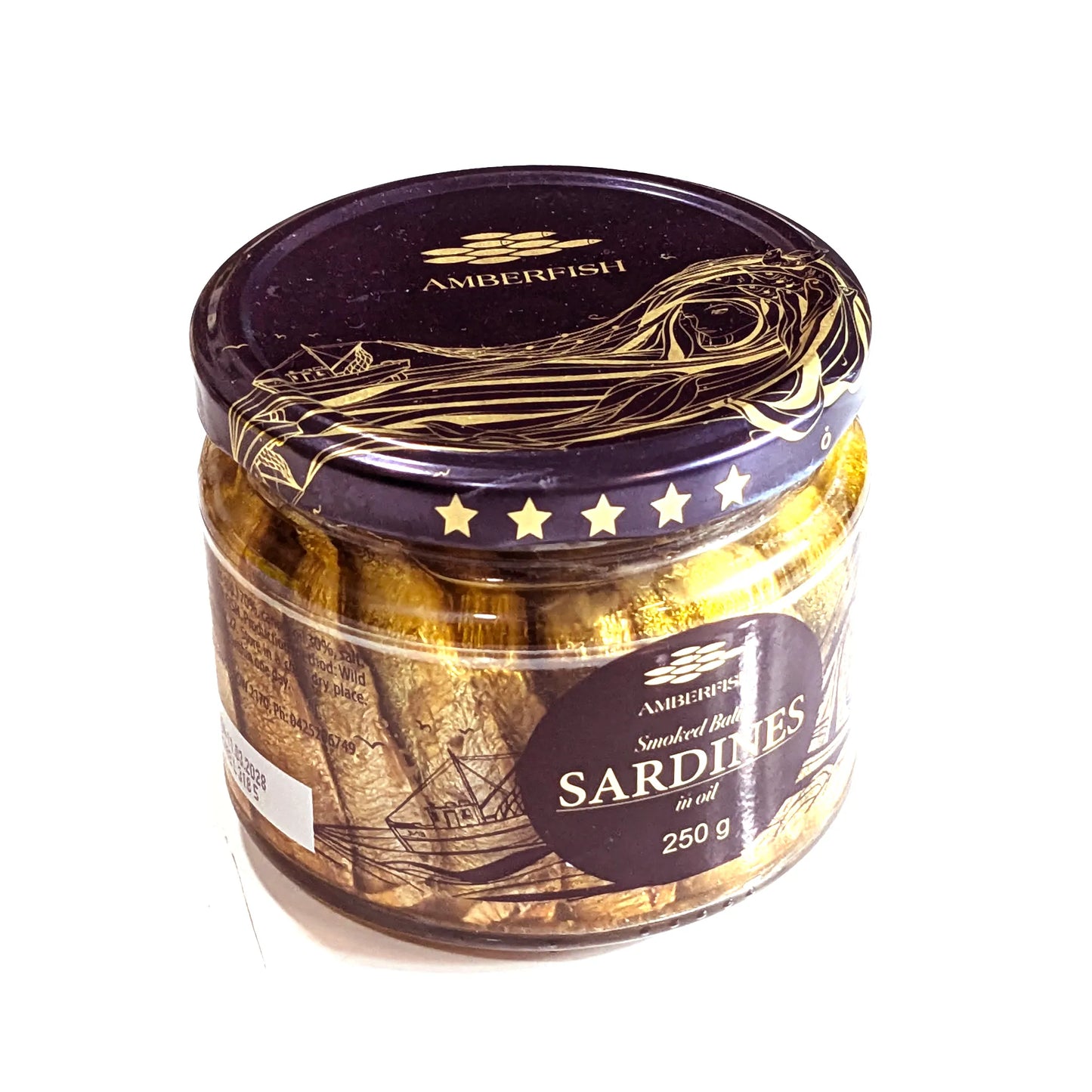 Сардины премиум-класса «Amberfish» (банка 250 г)