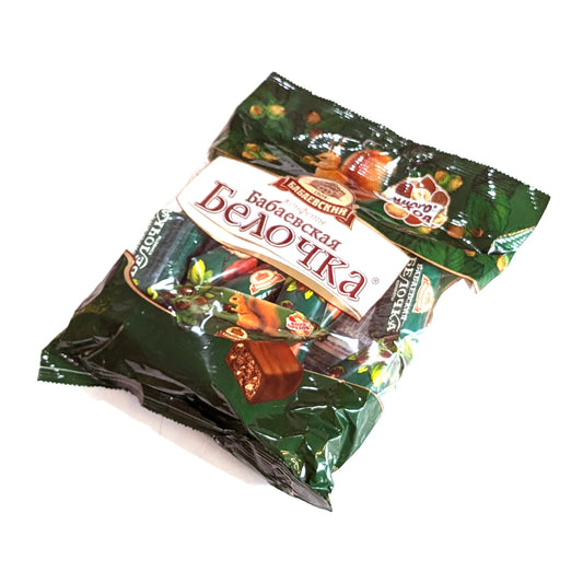 Deluxe Russian Chocolate 'Belochka' (with nuts)