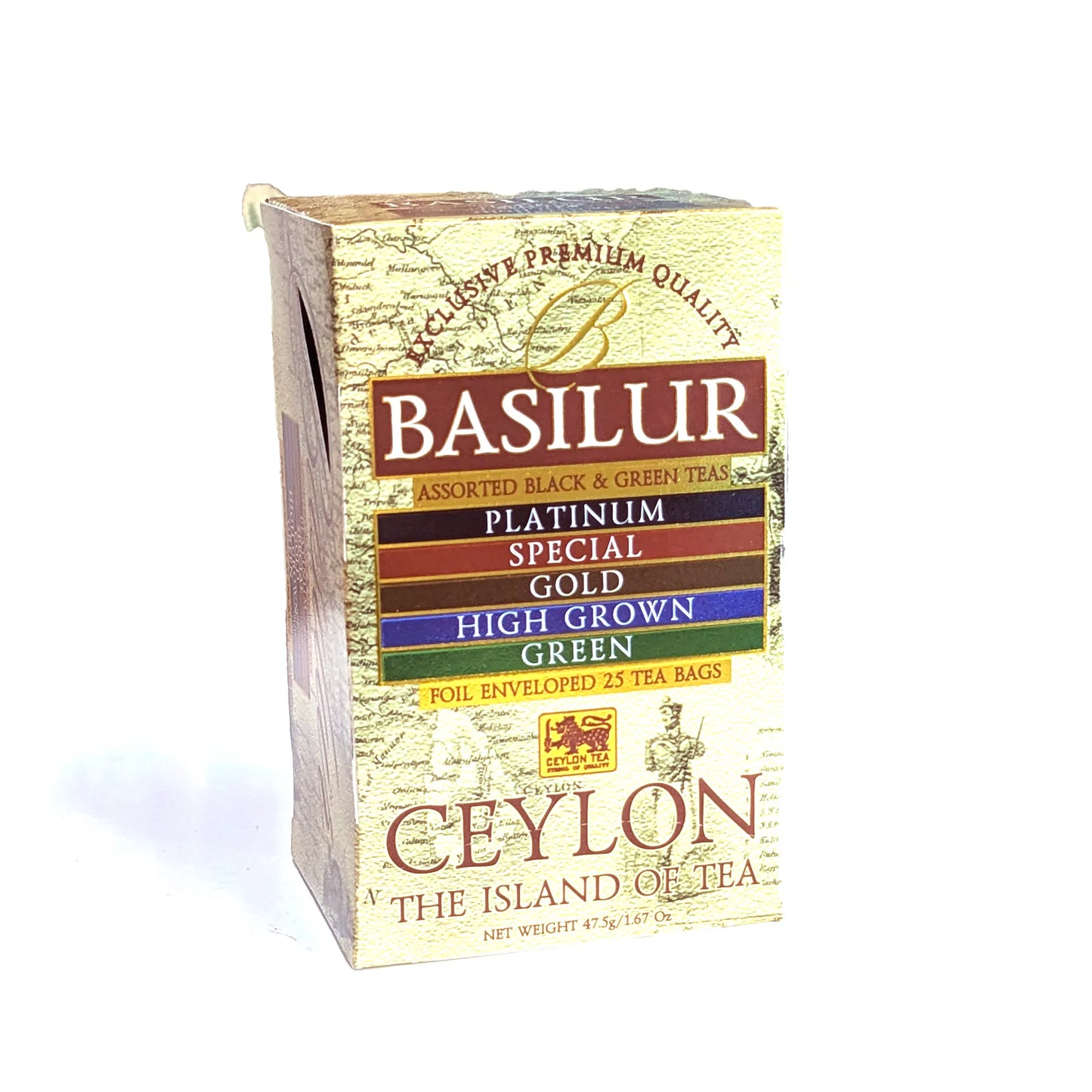 Platinum 'Basilur' Black Tea Collection (tea-bags)