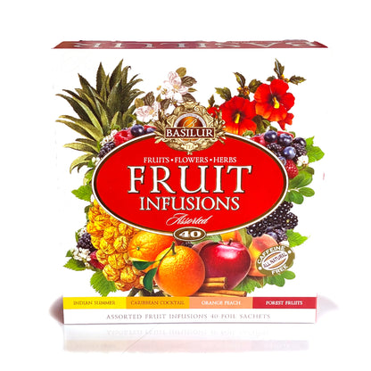 Basilur Fruity Black Tea Collection 'Fruit Infusions' Large (tea-bags)