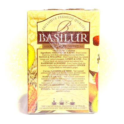 Premium Basilur Fruity Tea Collection (10 tea-bags)