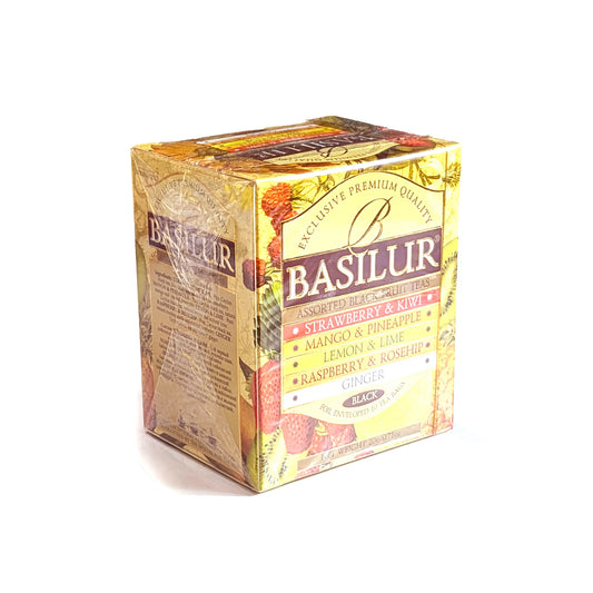 Премиальная коллекция фруктового чая Basilur (10 чайных пакетиков)