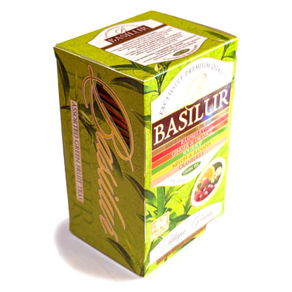 Зеленый чай Basilur 'Fruity Collection' (пакетированный)