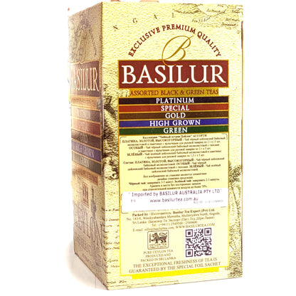 Коллекция черного чая Platinum 'Basilur' (пакетированный)