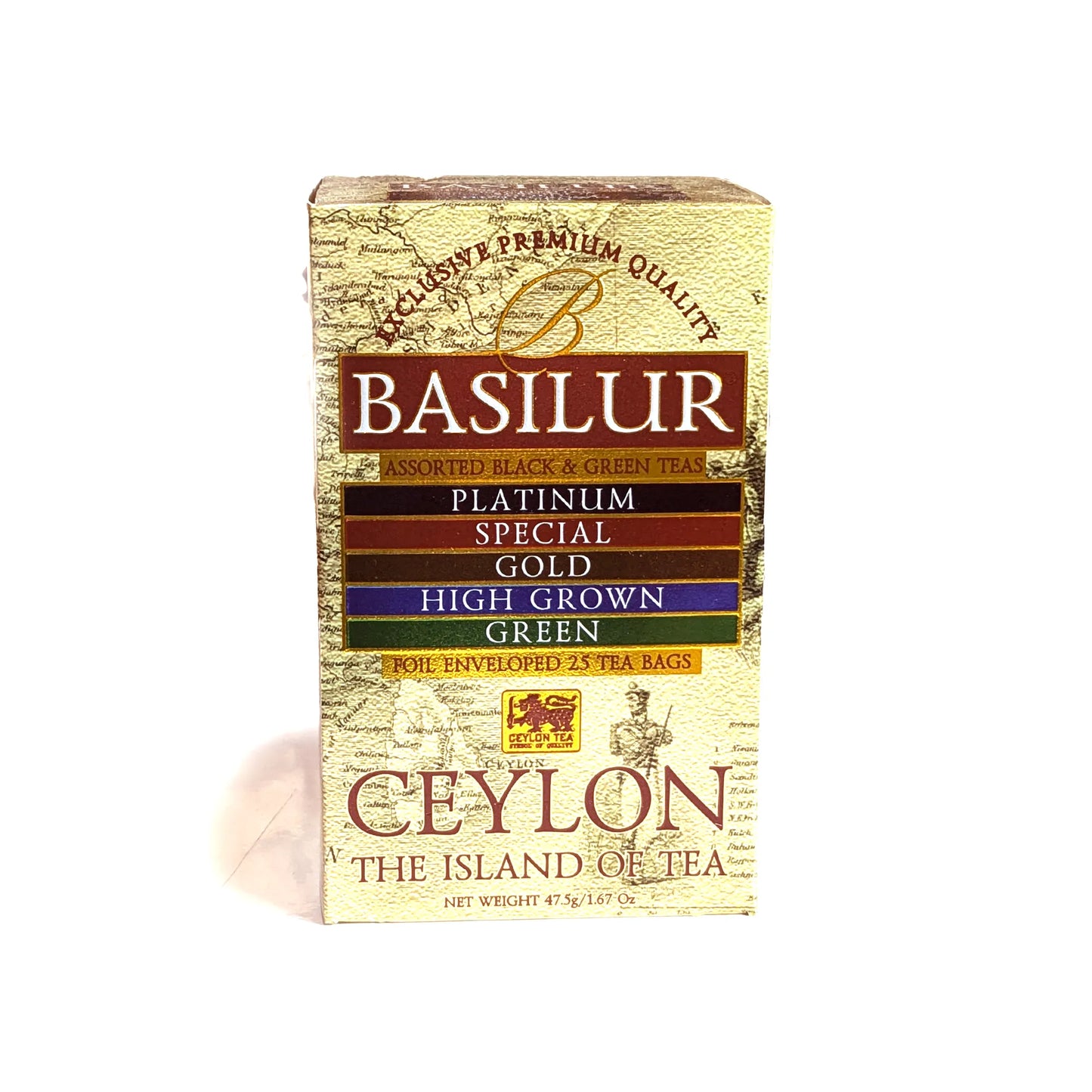 Коллекция черного чая Platinum 'Basilur' (пакетированный)