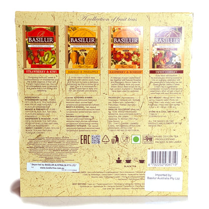 Basilur Fruity Black Tea Collection 'Magic Fruits' Large (tea-bags)