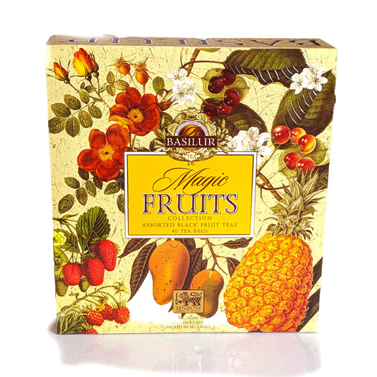 Basilur Fruity Black Tea Collection 'Magic Fruits' Large (tea-bags)