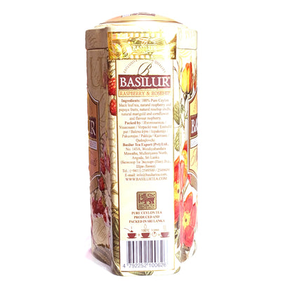 Basilur 'Raspberry & Rosehip' Black Tea Infusion (loose leaf)