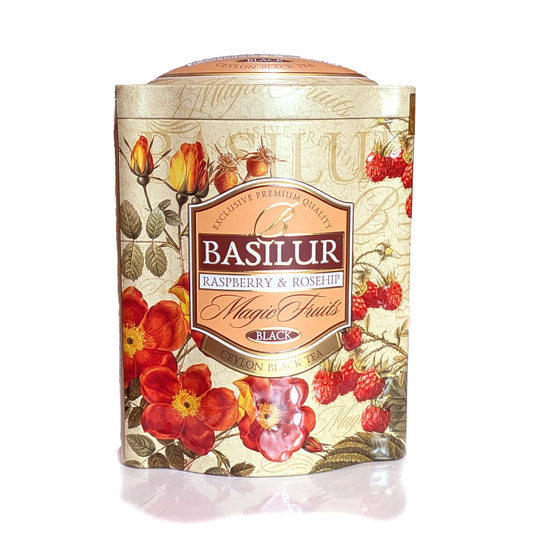 Basilur 'Raspberry & Rosehip' Black Tea Infusion (loose leaf)