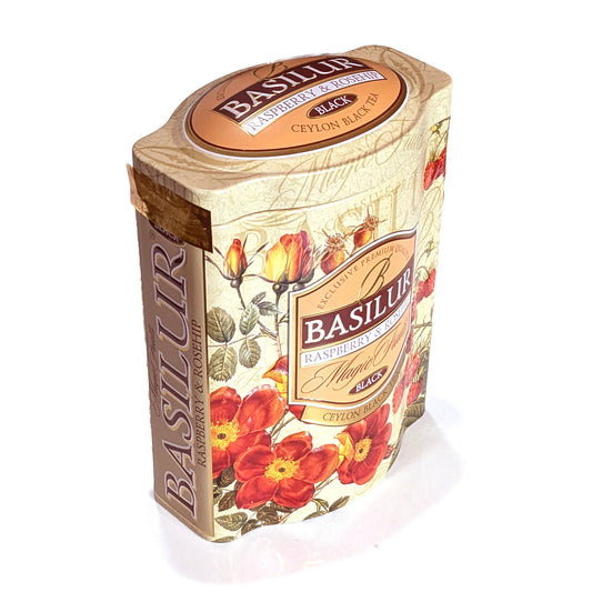 Basilur 'Raspberry & Rosehip' Black Tea Infusion (loose leaf)