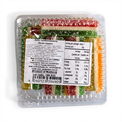 Russian Jelly 'Marmalade' Sticks Box 'Belevini'