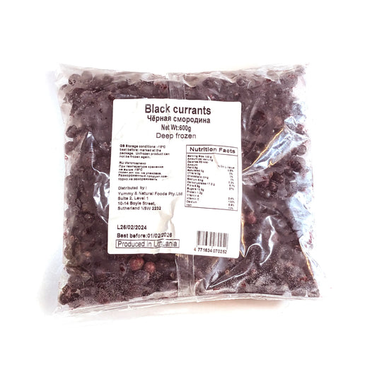 Frozen Premium Blackcurrants 600g