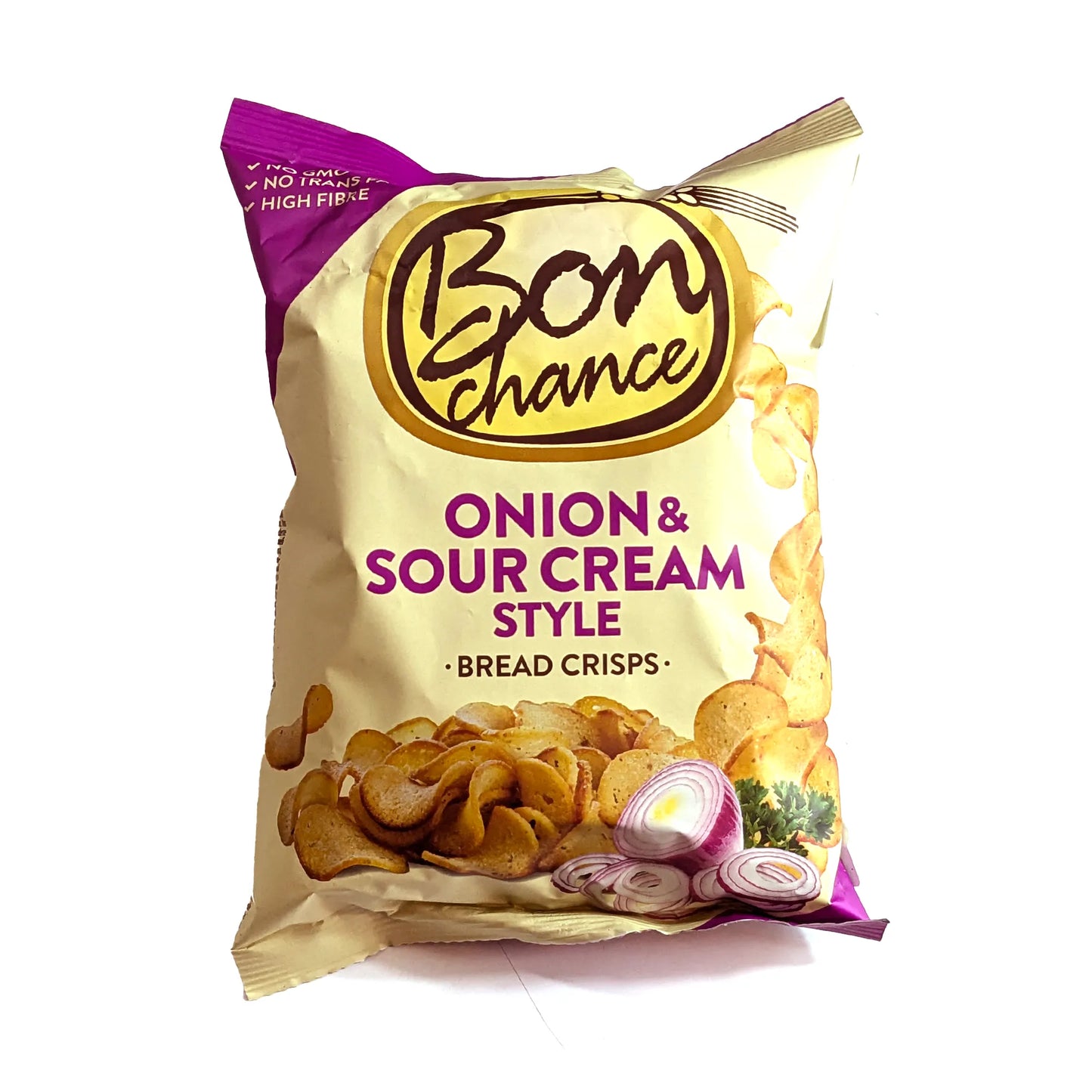 Традиционные хлебные чипсы - лук и сметана