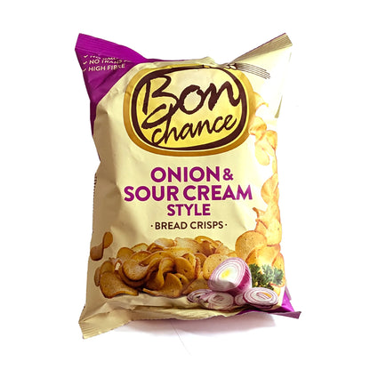 Традиционные хлебные чипсы - лук и сметана