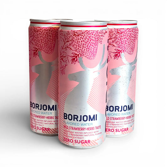 Mineral Water Infusion 'Borjomi' (wild strawberry) 330ml