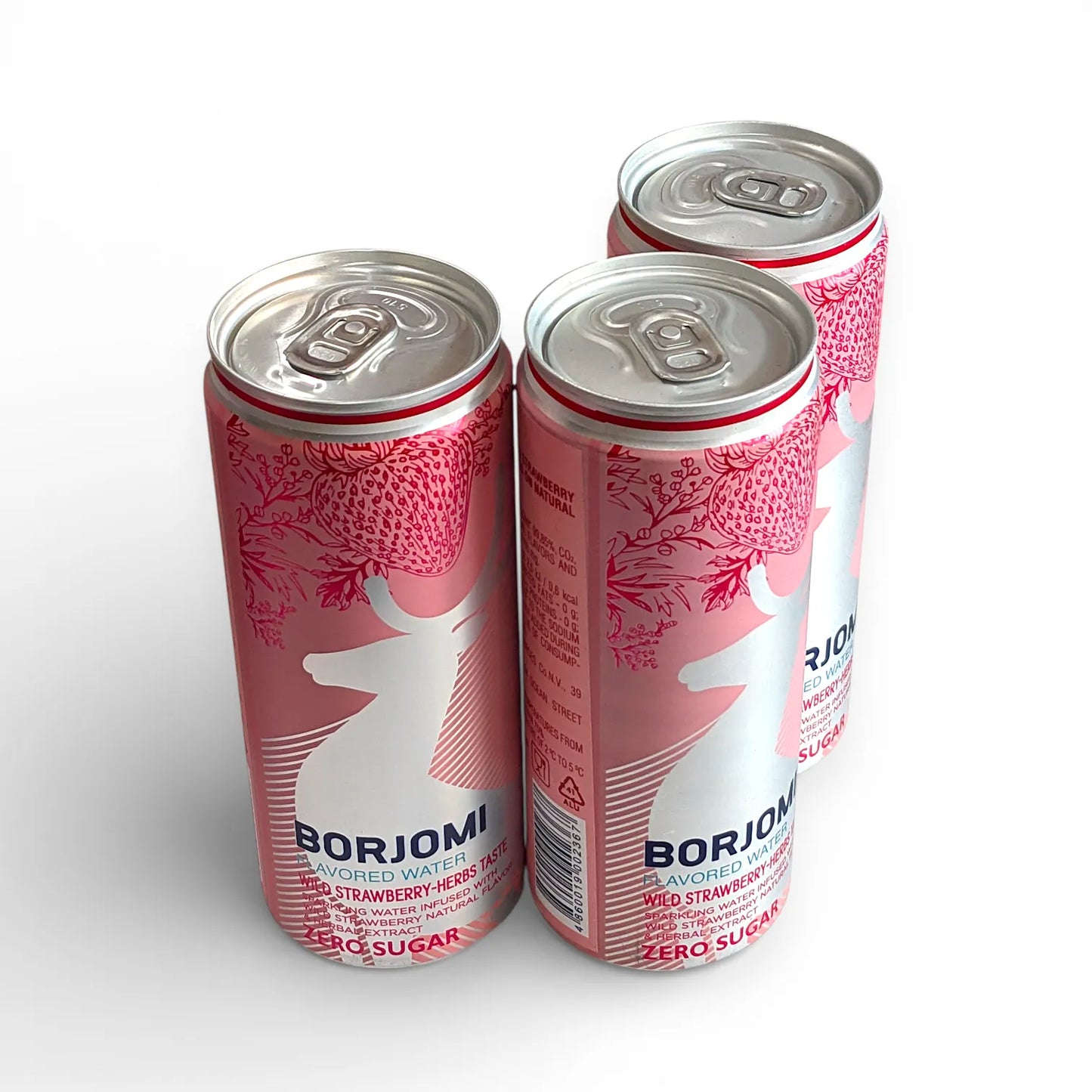 Mineral Water Infusion 'Borjomi' (wild strawberry) 330ml