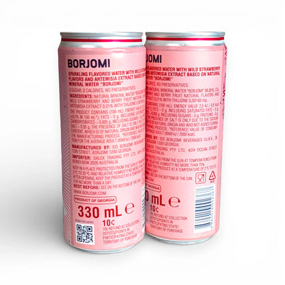 Mineral Water Infusion 'Borjomi' (wild strawberry) 330ml