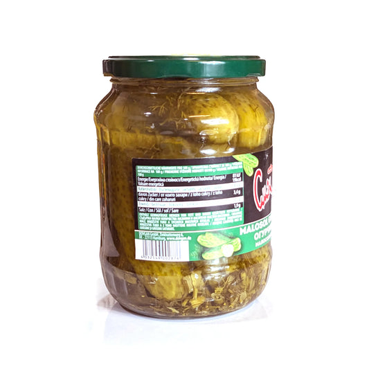 Tasty Cucumbers in Slightly Salted Brine