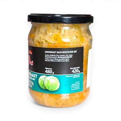 Traditional Crunchy Sauerkraut (with carrot) 'Dovgan Smak'