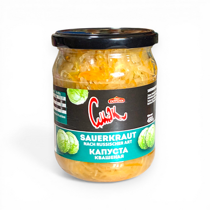 Traditional Crunchy Sauerkraut (with carrot) 'Dovgan Smak'