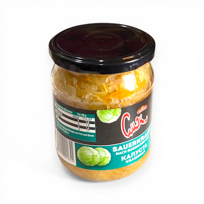 Traditional Crunchy Sauerkraut (with carrot) 'Dovgan Smak'