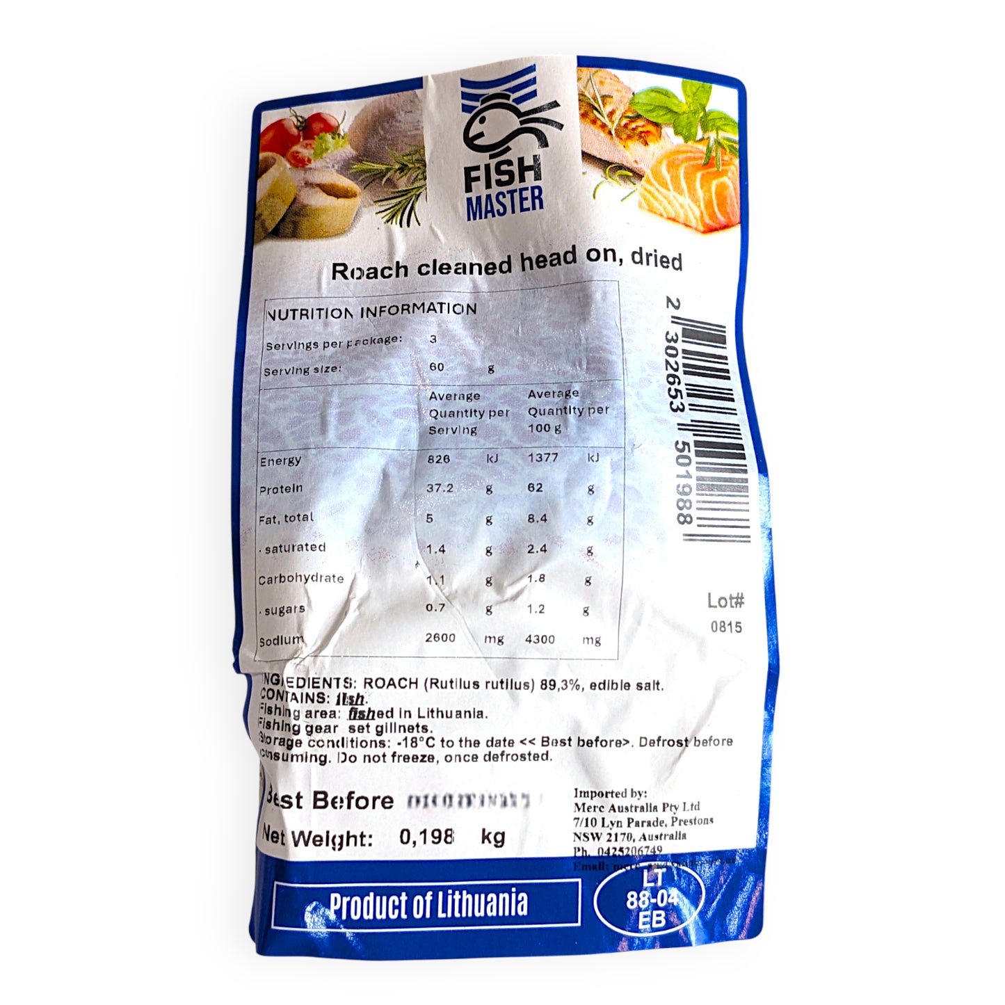 Tasty Dried Roach 'Vobla' 100g