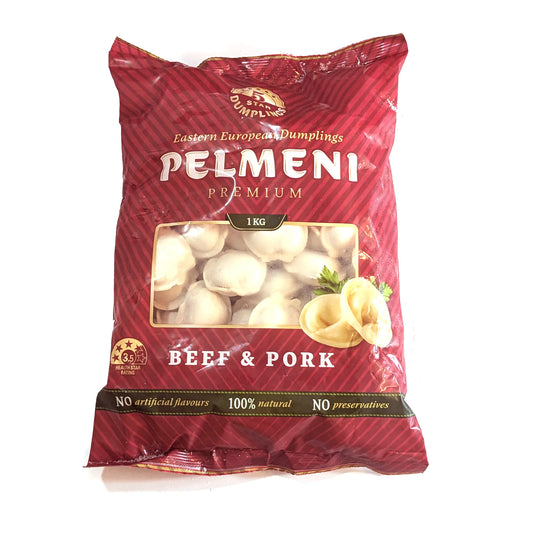 Premium Pelmeni 'Five Star' (with Beef and Pork) 1kg