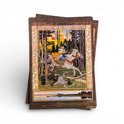 Russian Folklore Postcards Decorated 18 cm